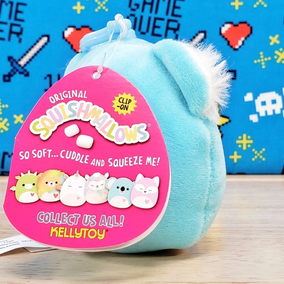 Squishmallow Paul the Valentine's Day Koala 3.5" Clip 2021 UltraSoft Plush - Picture 3 of 12